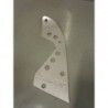 Plaque marche pied droit Yamaha 500 Tmax 2008-2011